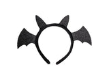 Ginger Ray Black Sparkle Bat Headband