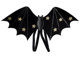 Ginger Ray Black & Gold Bat Wings