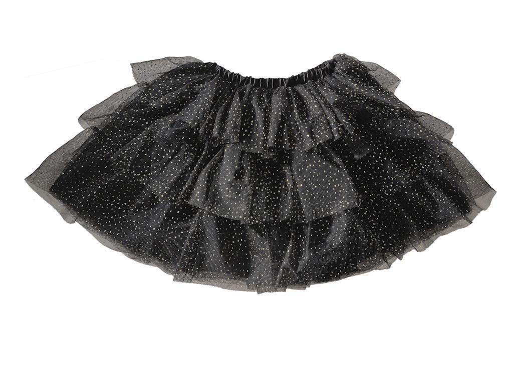 Ginger Ray Black & Gold Sparkle Tutu - Ages 3-5