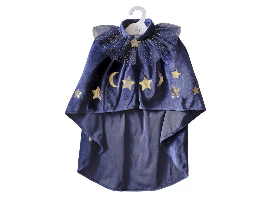 Ginger Ray Navy Velvet Wizard Costume Cape