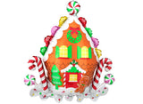 Gingerbread House SuperShape Foil Balloon