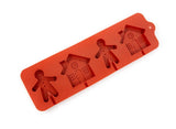 Gingerbread Man & House Silicone Mould