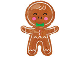 Gingerbread Man SuperShape Foil Balloon