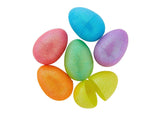 Glitter Fillable Eggs 6pk