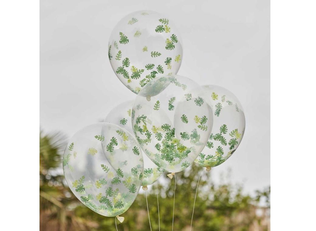 Go Wild Confetti Balloons 5pk