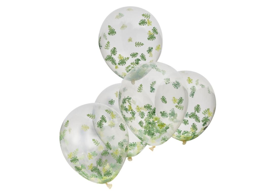 Go Wild Confetti Balloons 5pk