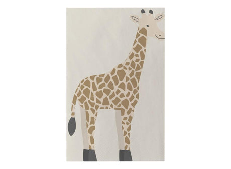 Go Wild Giraffe Napkins 16pk