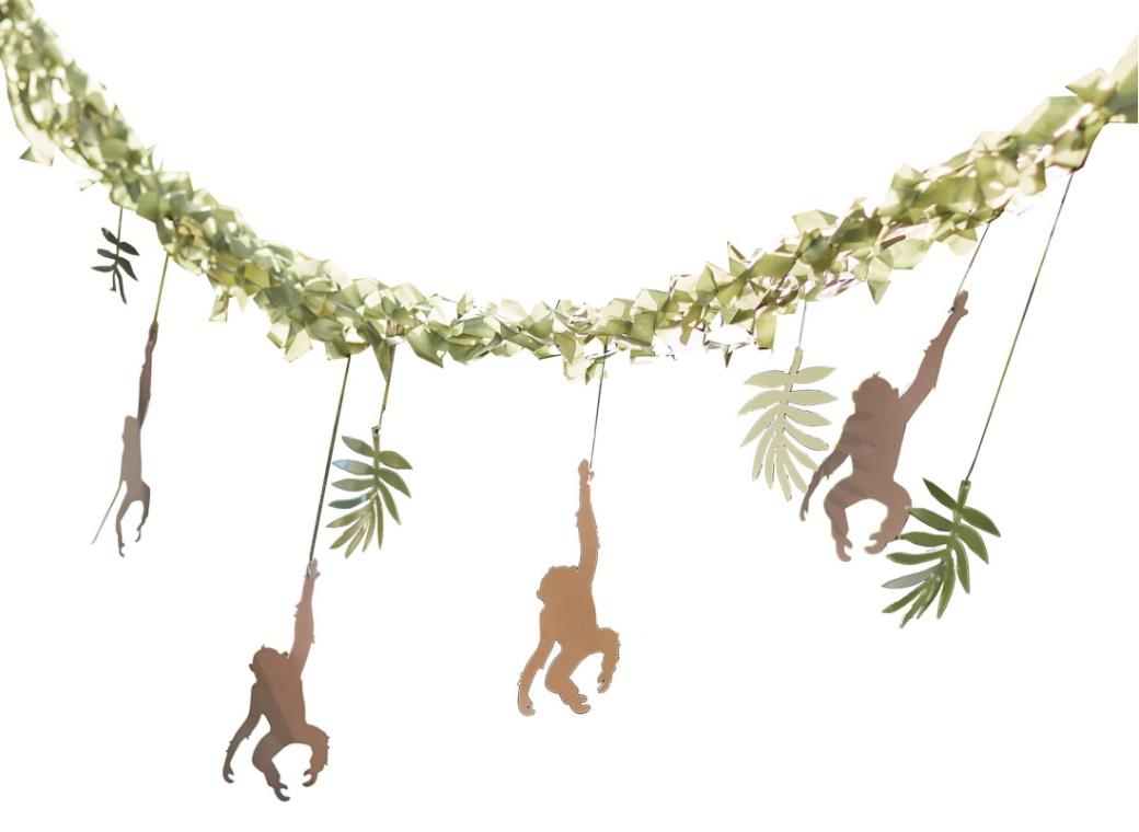 Go Wild Leaf & Monkey Garland