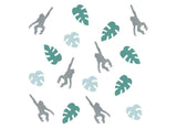 Go Wild Leaf & Monkey Table Confetti