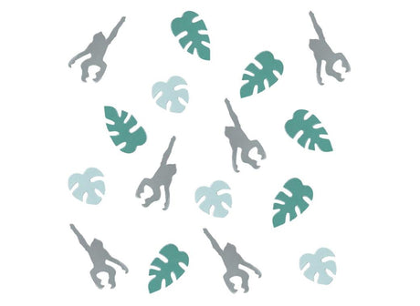 Go Wild Leaf & Monkey Table Confetti