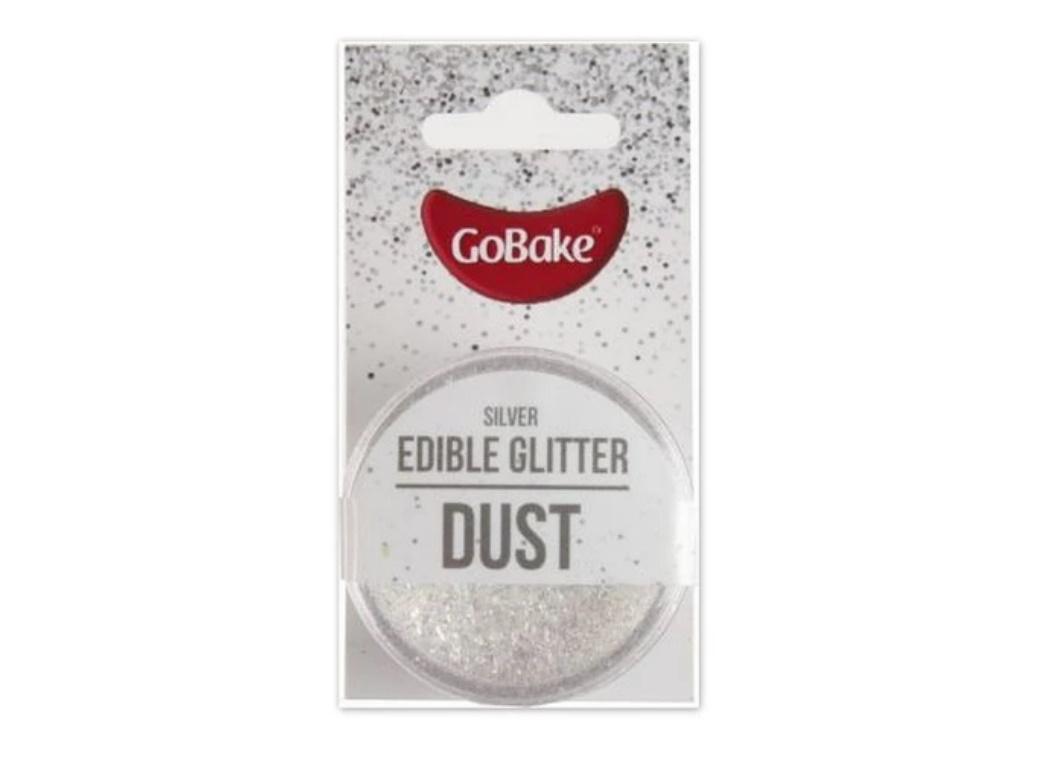 GoBake Edible Glitter Dust - Silver