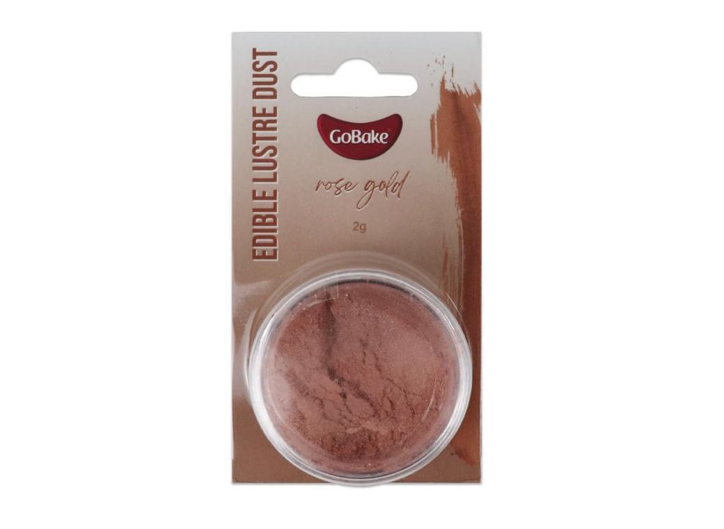 GoBake Edible Lustre Dust - Rose Gold