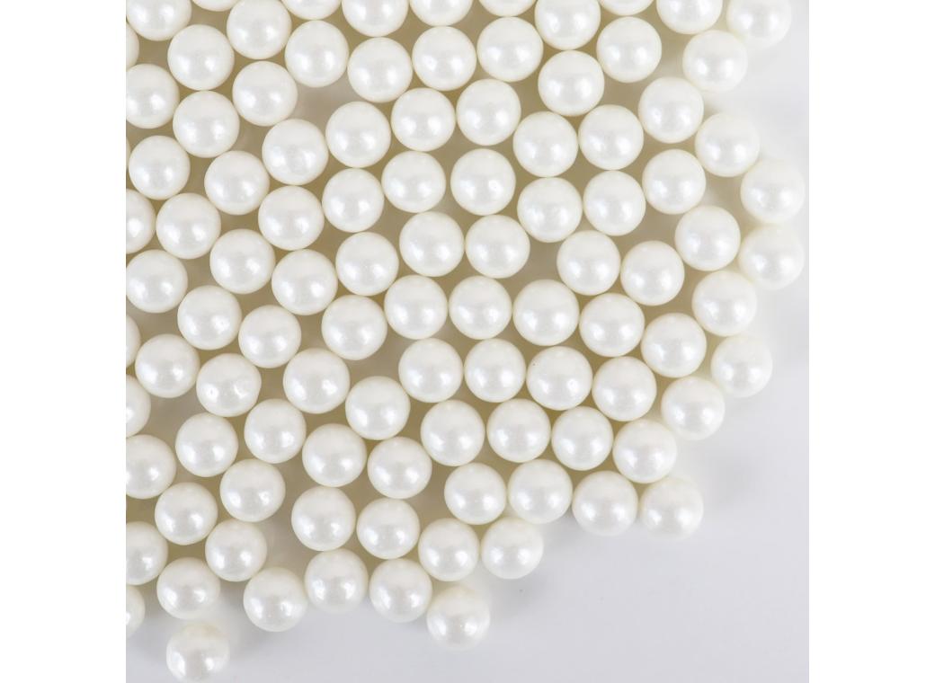 GoBake 7mm Sugar Pearls - White