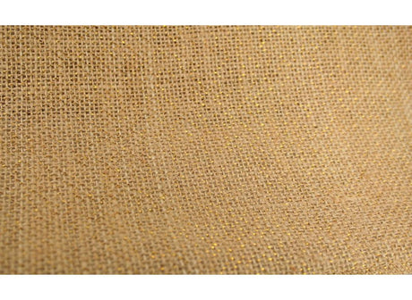 Natural/Gold Burlap Roll 30cm x 4.5m