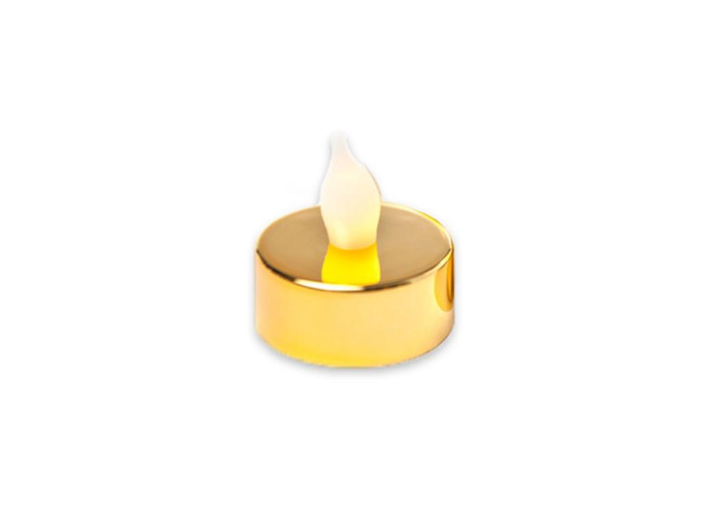 Gold LED Flickering Tea Light