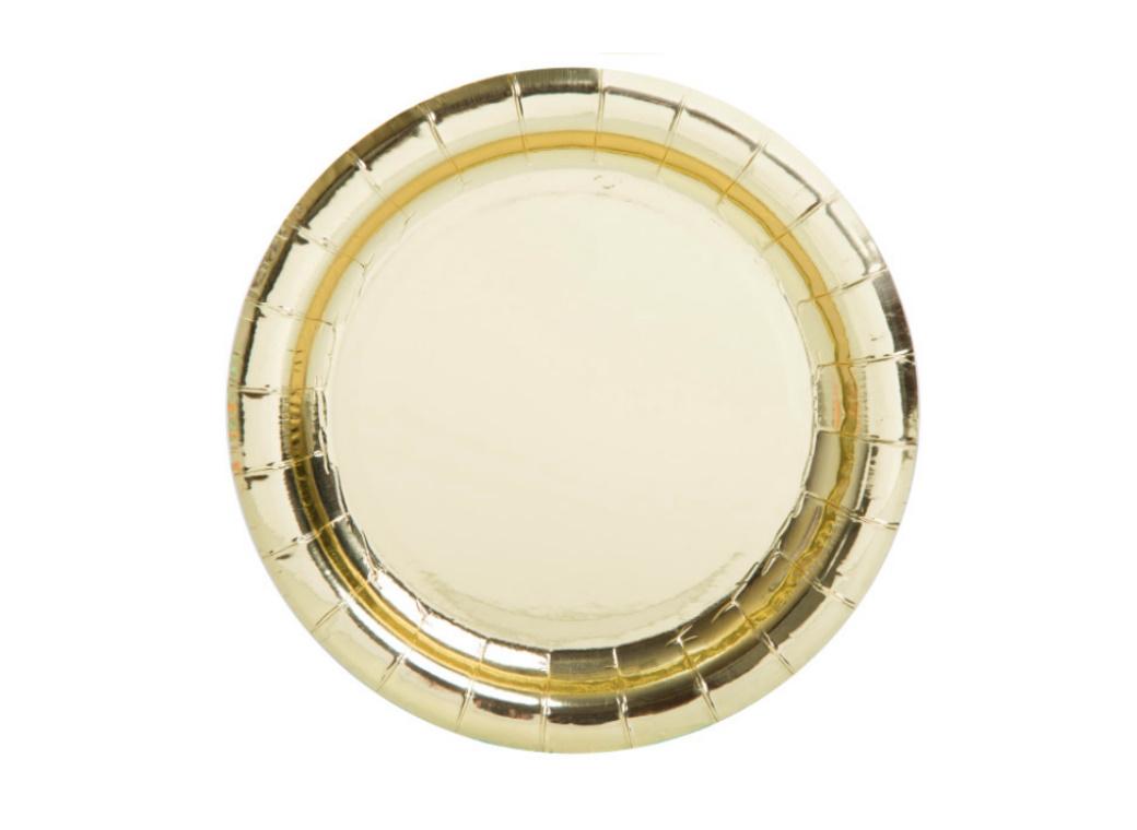 Gold Lunch Plates 8pk