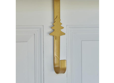 Gold Metal Christmas Wreath Hanger