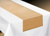 Metallic Gold Fabric Table Runner