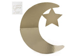 Gold Crescent Moon & Star Grazing Board