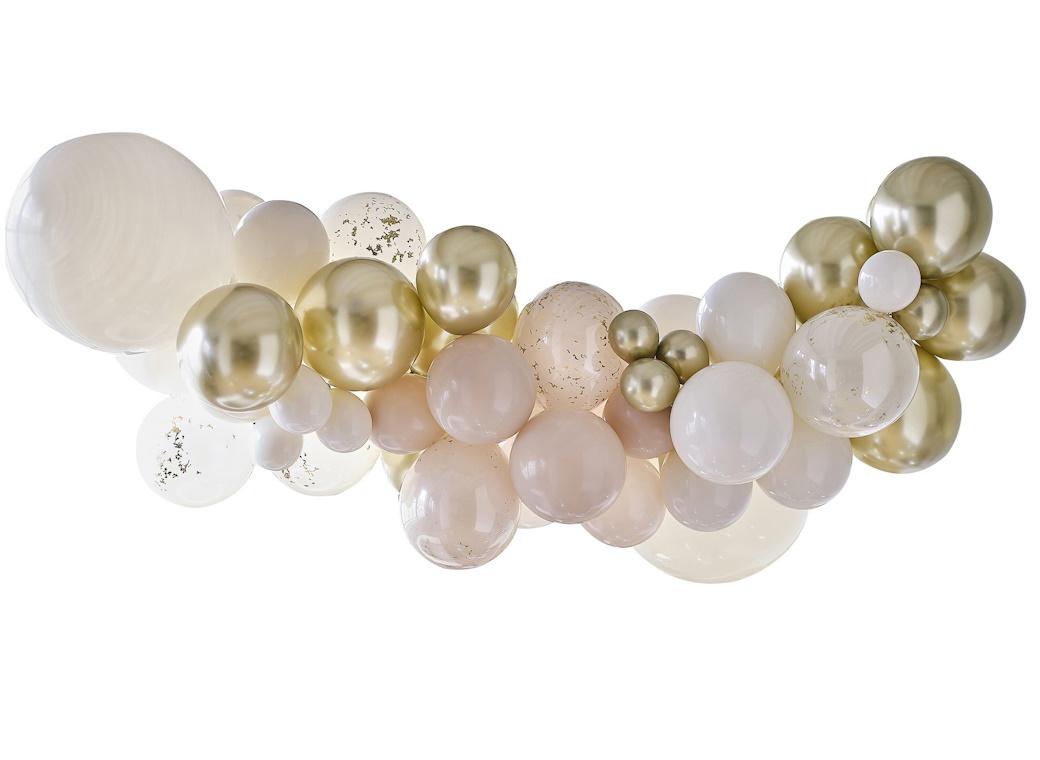 Gold and Neutral Balloon Arch Kit