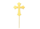 Gold Plated Cake Topper - Cross