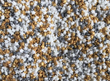 Sprinkle Medley Mix - Gold Silver White Stars