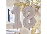 Gold Speckle 18 Foil Balloons