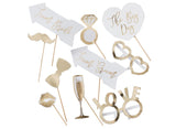 Gold Wedding Photo Booth Props