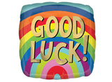 Good Luck Rainbow Foil Balloon