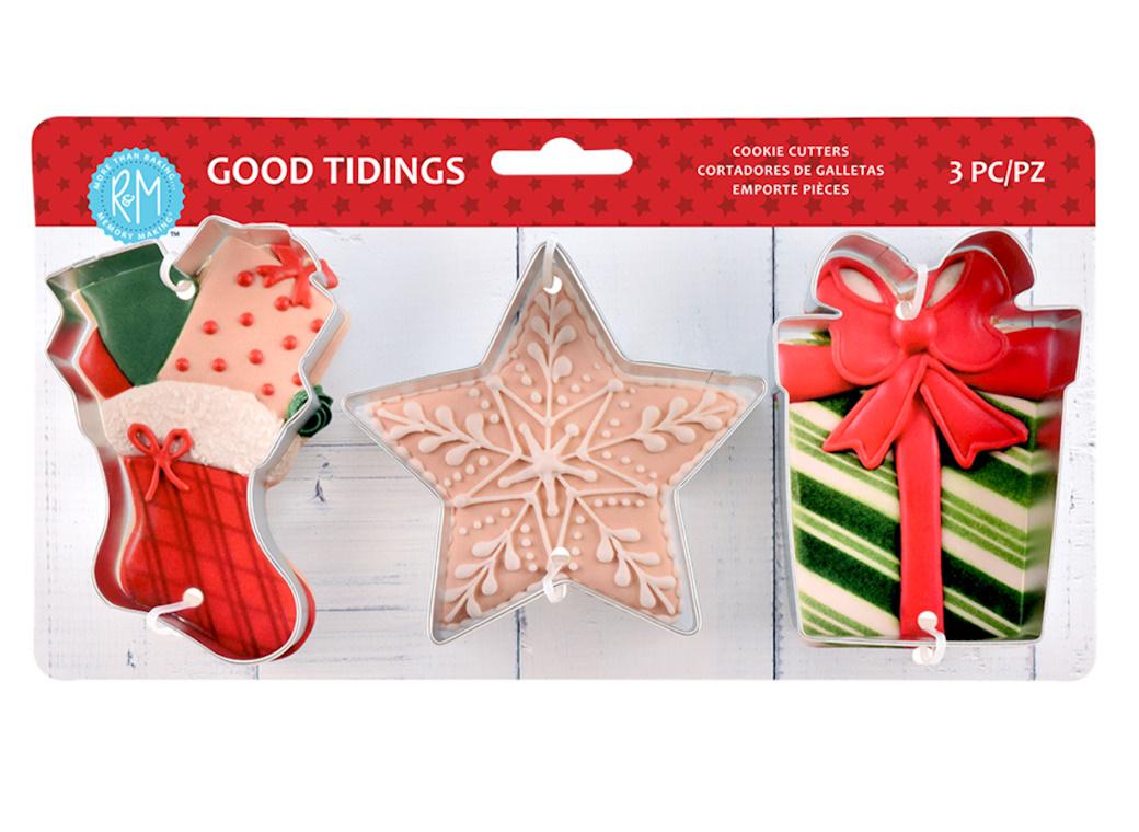 Good Tidings 3pce Cookie Cutter Set