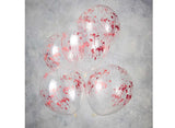 Blood Splatter Halloween Balloons 5pk