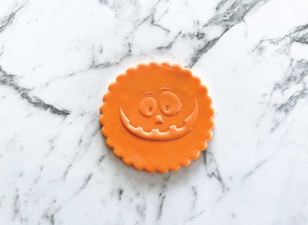 Debosser Stamp - Halloween Happy Face