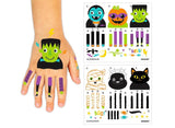 Halloween Fun Hand Tattoos