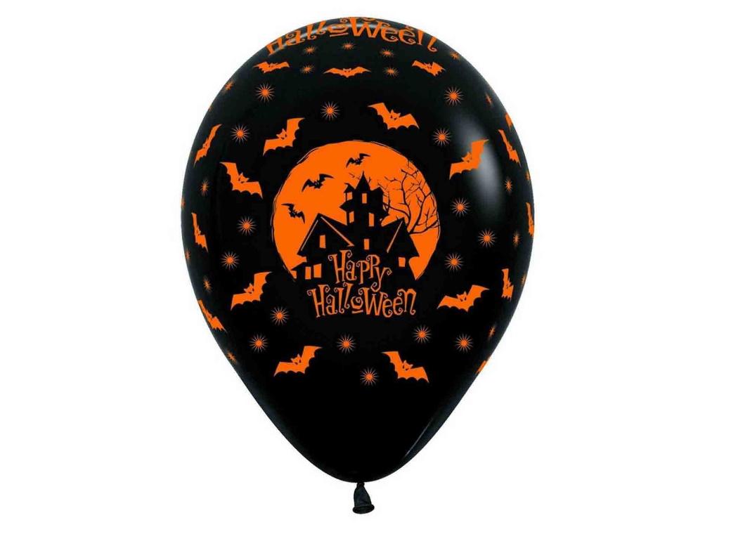 Halloween Haunted House Balloons 12pk