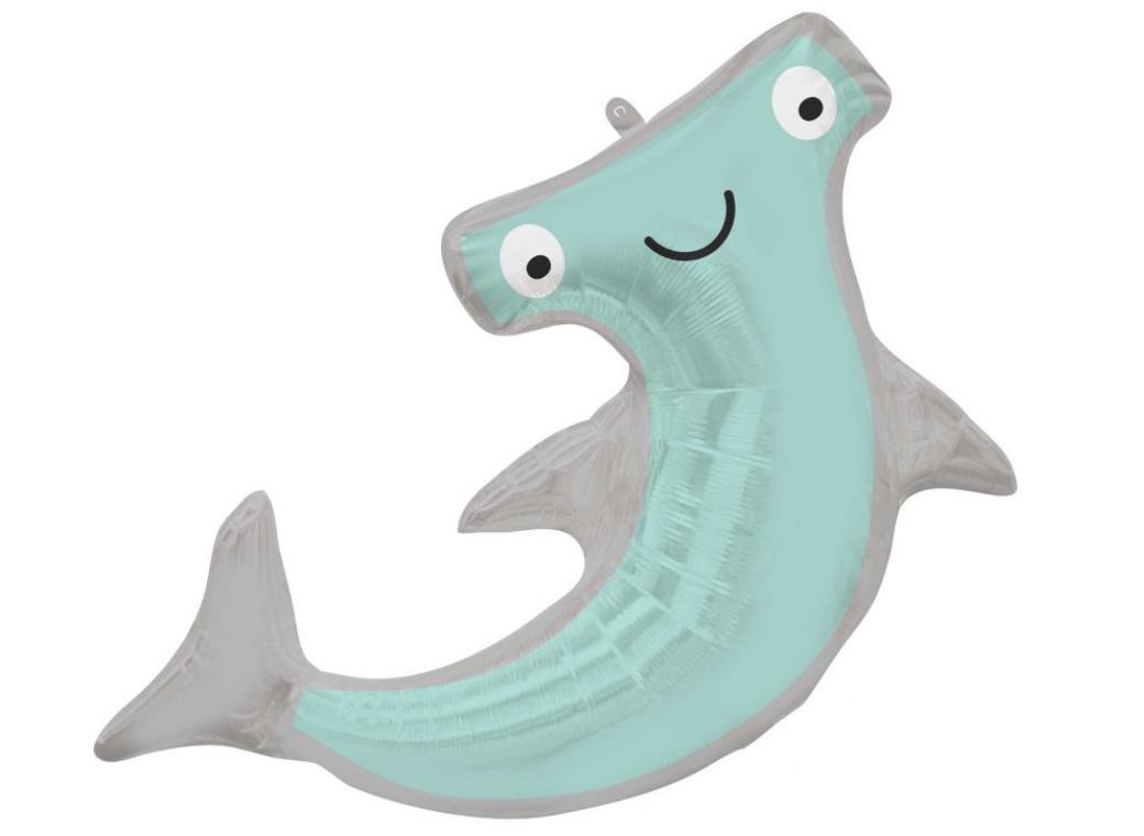 Hammerhead Shark SuperShape Foil Balloon