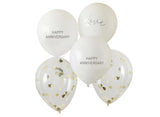 Happy Anniversary Balloon Bundle 5pk