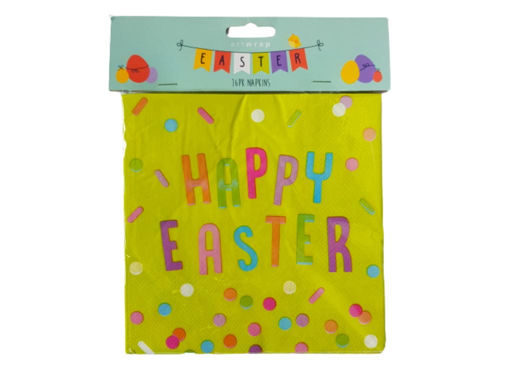 Happy Easter Napkins 16pk