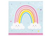 Happy Rainbow Lunch Napkins 16pk