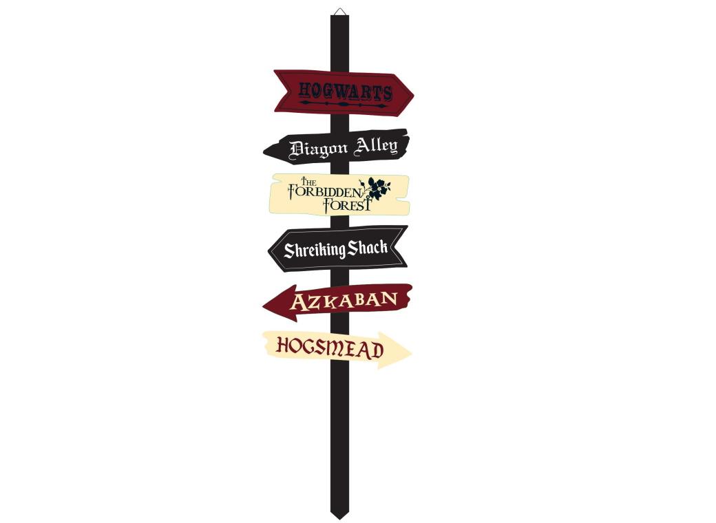 Harry Potter Direction Sign