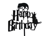 Harry Potter Glasses Cake Topper - Black