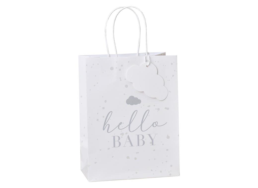 Hello Baby Cloud Gift Bags 5pk