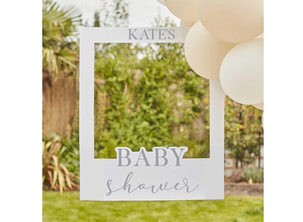 Hello Baby Customisable Photo Booth Frame