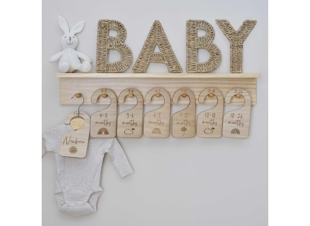 Hello Baby Wooden Clothes Dividers