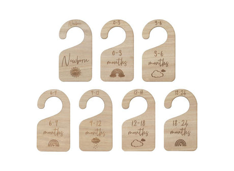 Hello Baby Wooden Clothes Dividers