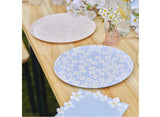 Hello Spring Floral Plates 8pk