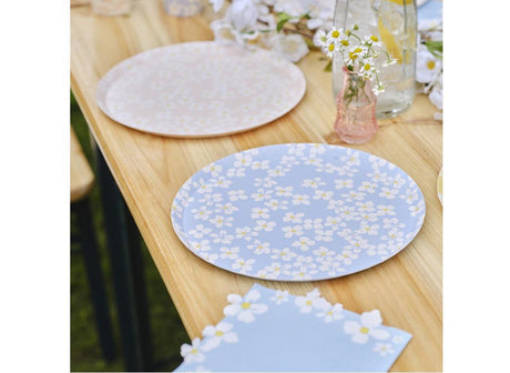 Hello Spring Floral Plates 8pk