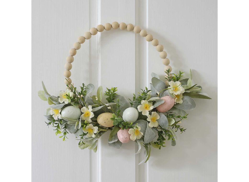 Hop Hop Hooray Easter Egg Wreath