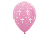 Holy Cross Balloons Pink 6pk