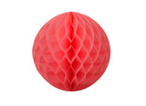 Tissue Honeycomb Ball 25cm - Coral