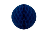 Tissue Honeycomb Ball 25cm - Navy Blue